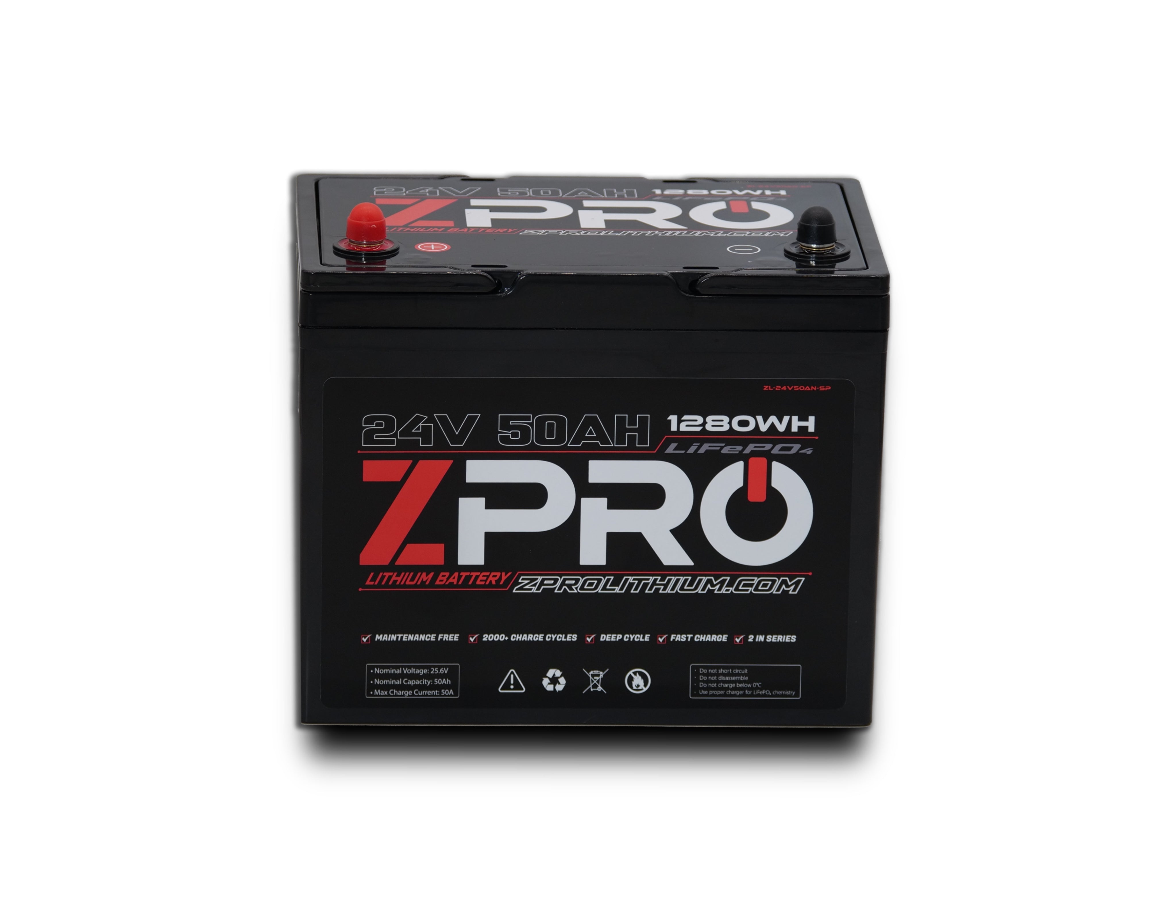 Buy Our 24 Volt 50Ah  24V Lithium Battery, Free Shipping